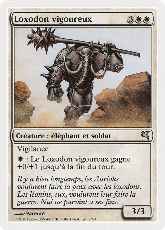 Image for Loxodon Stalwart (French) - "Loxodon vigoureux" (G2) (Magic Encyclopedia 2005 (Salvat/Hachette)) - Magic: The Gathering