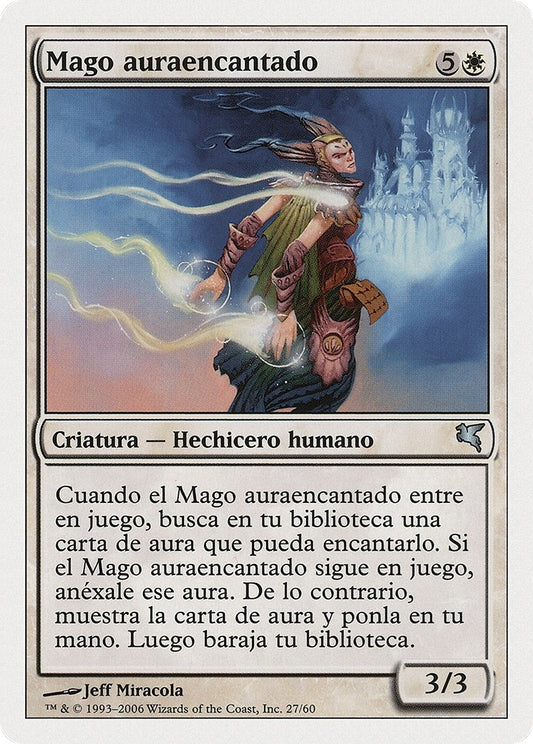 Image for Auratouched Mage (Spanish) - "Mago auraencantado" (G27) (Magic Encyclopedia 2005 (Salvat/Hachette)) - Magic: The Gathering