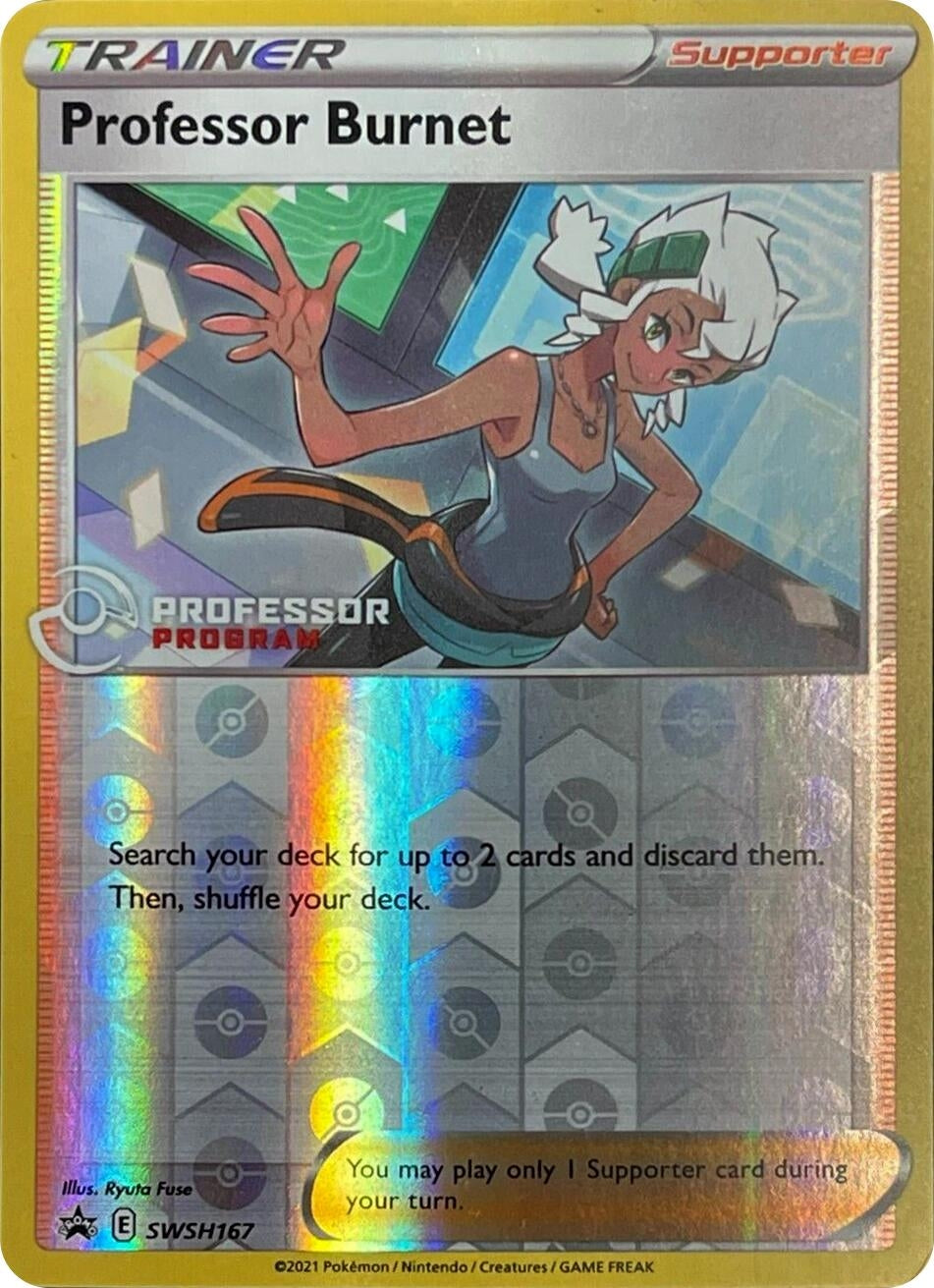 Image for Professor Burnet - SWSH167 (2021) (SWSH167) (Professor Program Promos) - Pokemon