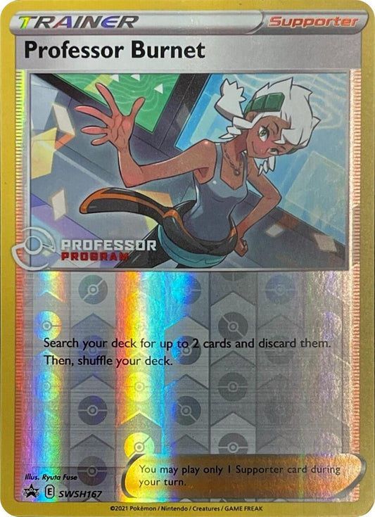 Image for Professor Burnet - SWSH167 (2021) (SWSH167) (Professor Program Promos) - Pokemon