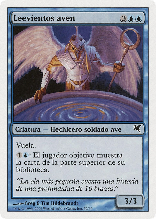 Image for Aven Windreader (Spanish) - "Leevientos aven" (H52) (Magic Encyclopedia 2005 (Salvat/Hachette)) - Magic: The Gathering