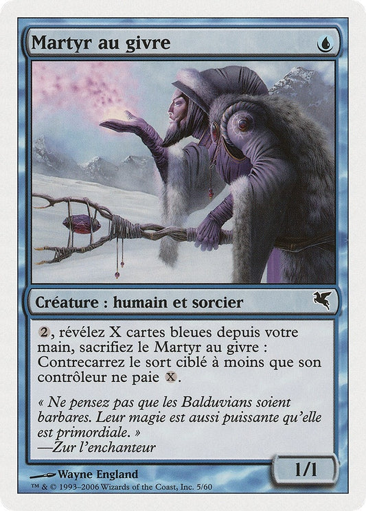 Image for Martyr of Frost (French) - "Martyr au givre" (H5) (Magic Encyclopedia 2005 (Salvat/Hachette)) - Magic: The Gathering