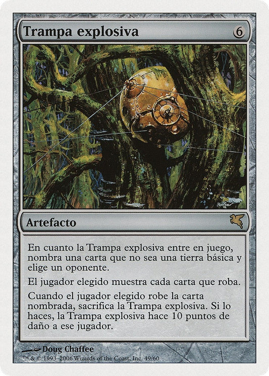 Image for Booby Trap (Spanish) - "Trampa explosiva" (H49) (Magic Encyclopedia 2005 (Salvat/Hachette)) - Magic: The Gathering