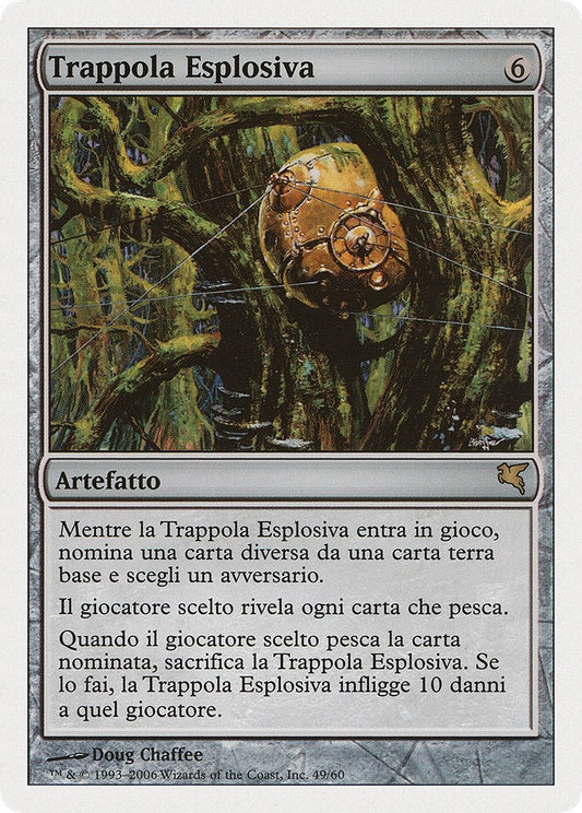 Image for Booby Trap (Italian) - "Trappola Esplosiva" (H49) (Magic Encyclopedia 2005 (Salvat/Hachette)) - Magic: The Gathering