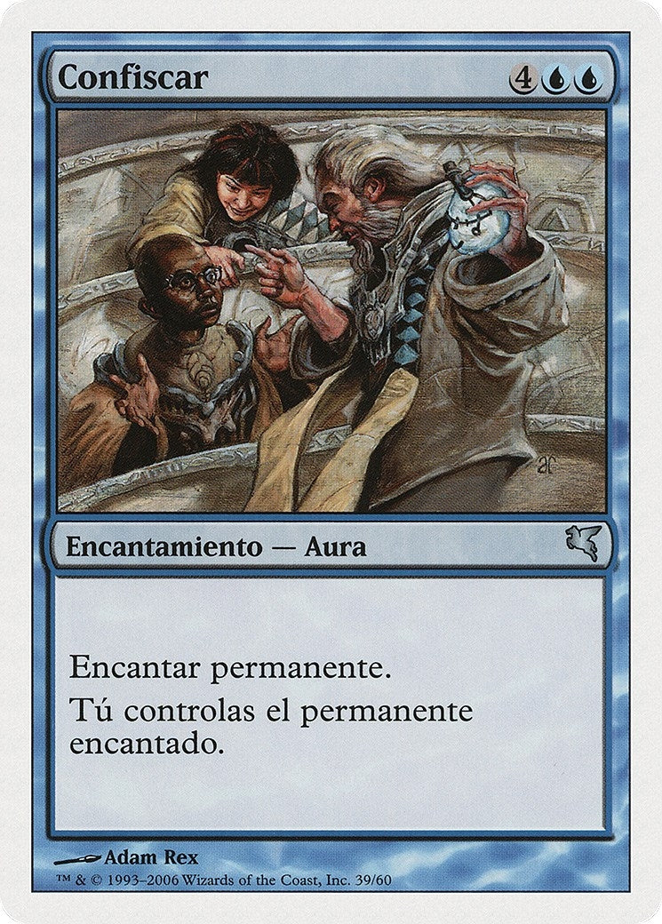 Image for Confiscate (Spanish) - "Confiscar" (G39) (Magic Encyclopedia 2005 (Salvat/Hachette)) - Magic: The Gathering