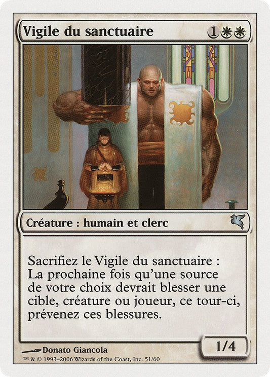 Image for Sanctum Guardian (French) - "Vigile du sanctuaire" (G51) (Magic Encyclopedia 2005 (Salvat/Hachette)) - Magic: The Gathering