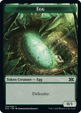 Image for Egg // Treasure Double-Sided Token (16 // 22) (Double Masters 2022) - Magic: The Gathering