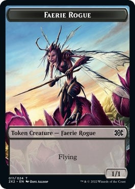 Image for Faerie Rogue // Spirit (008) Double-Sided Token (11 // 8) (Double Masters 2022) - Magic: The Gathering