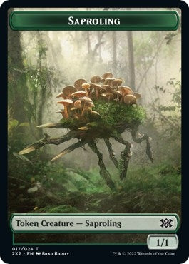 Image for Saproling // Spirit (008) Double-Sided Token (17 // 8) (Double Masters 2022) - Magic: The Gathering