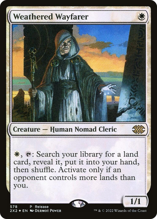 Image for Weathered Wayfarer (578) (Launch Party & Release Event Promos) - Magic: The Gathering