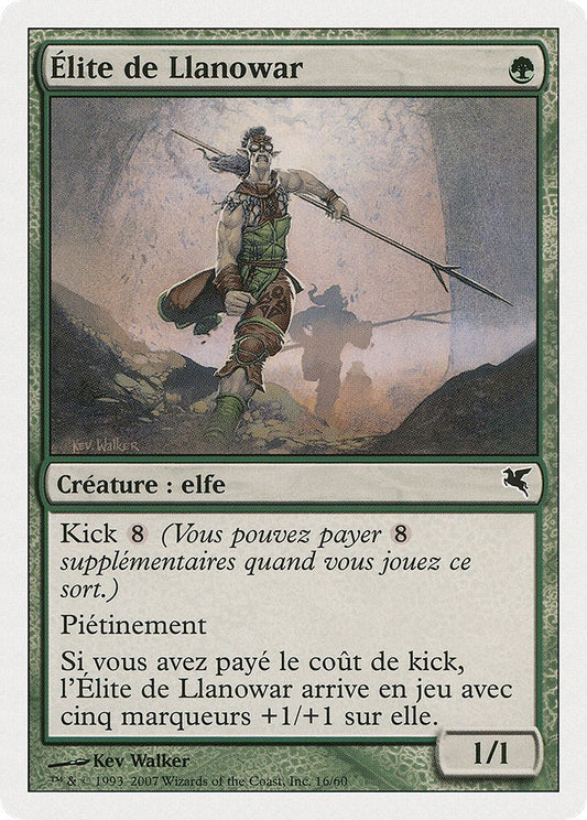 Image for Llanowar Elite (French) - "Élite de Llanowar" (B16) (Magic Encyclopedia 2005 (Salvat/Hachette)) - Magic: The Gathering
