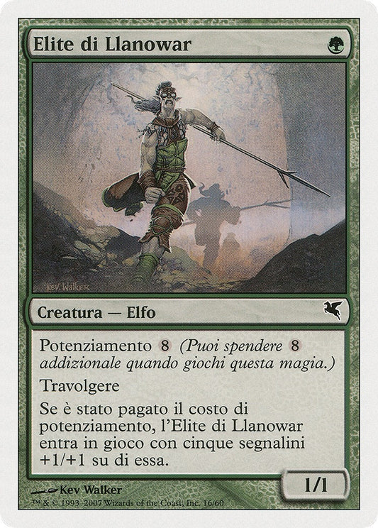 Image for Llanowar Elite (Italian) - "Elite di Llanowar" (B16) (Magic Encyclopedia 2005 (Salvat/Hachette)) - Magic: The Gathering