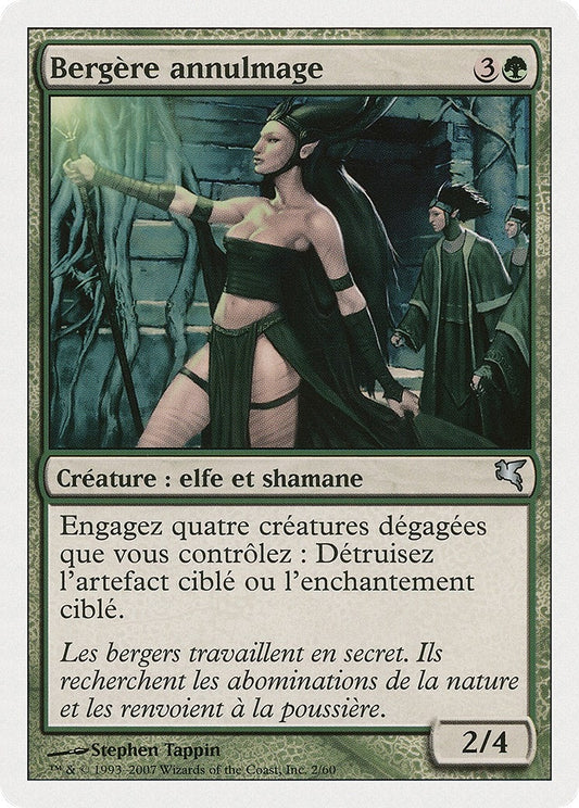 Image for Nullmage Shepherd (French) - "Bergère annulmage" (B2) (Magic Encyclopedia 2005 (Salvat/Hachette)) - Magic: The Gathering