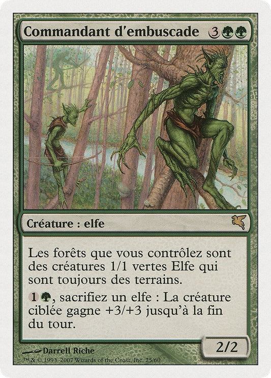 Image for Ambush Commander (French) - "Commandant d'embuscade" (B25) (Magic Encyclopedia 2005 (Salvat/Hachette)) - Magic: The Gathering