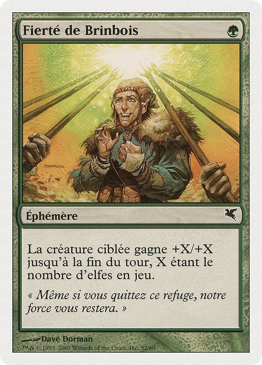 Image for Wirewood Pride (French) - "Fierté de Brinbois" (B32) (Magic Encyclopedia 2005 (Salvat/Hachette)) - Magic: The Gathering