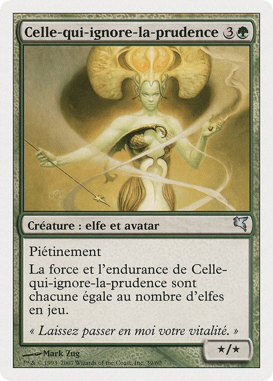 Image for Heedless One (French) - "Celle-qui-ignore-la-prudence" (B39) (Magic Encyclopedia 2005 (Salvat/Hachette)) - Magic: The Gathering