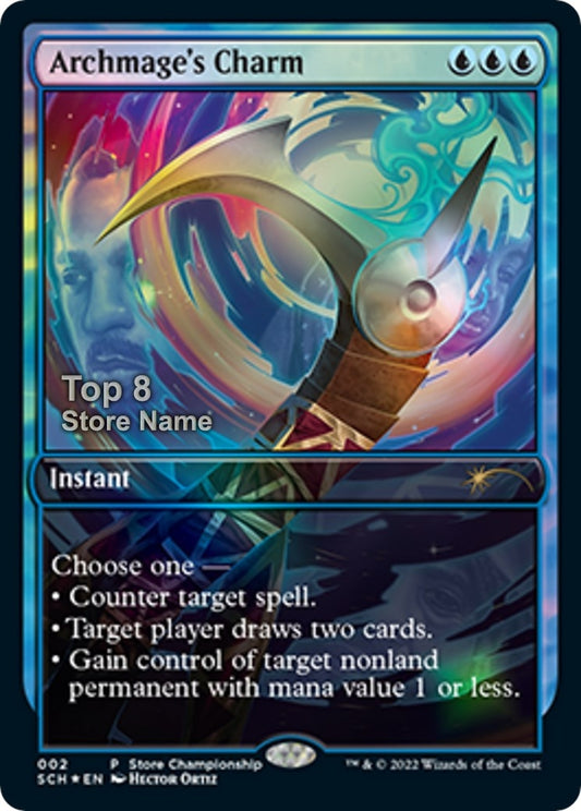 Image for Archmage's Charm (Top 8) (2) (Game Day & Store Championship Promos) - Magic: The Gathering