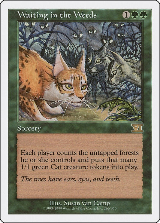 Image for Waiting in the Weeds (266) (Classic Sixth Edition) - Magic: The Gathering