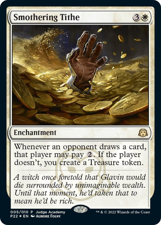 Image for Smothering Tithe (5) (Judge Promos) - Magic: The Gathering