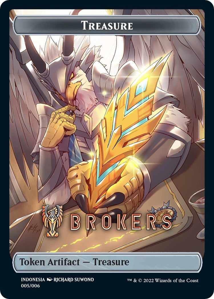 Image for Treasure Token (Brokers) [SEA Exclusive] (005/006) (Streets of New Capenna) - Magic: The Gathering