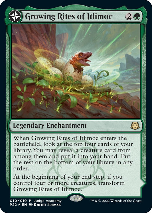 Image for Growing Rites of Itlimoc (10) (Judge Promos) - Magic: The Gathering