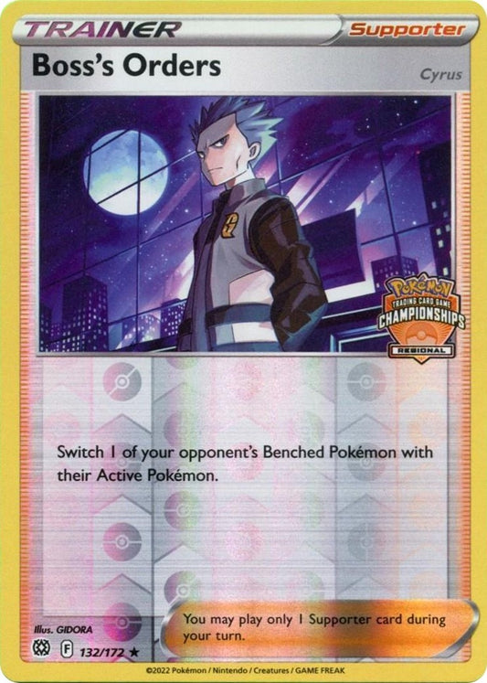 Image for Boss's Orders - 132/172 (Regional Championships) (132/172) (League & Championship Cards) - Pokemon