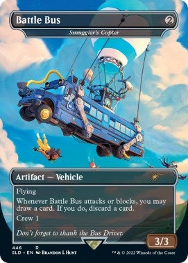 Image for Battle Bus - Smuggler's Copter (446) (Secret Lair Drop Series) - Magic: The Gathering