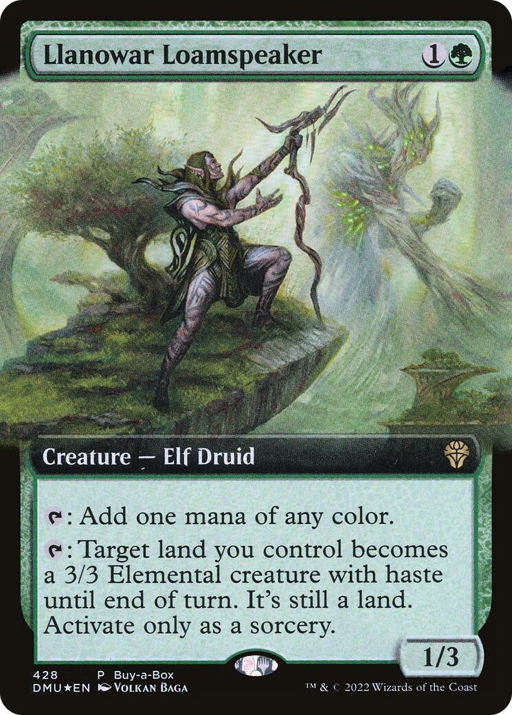 Image for Llanowar Loamspeaker (428) (Buy-A-Box Promos) - Magic: The Gathering