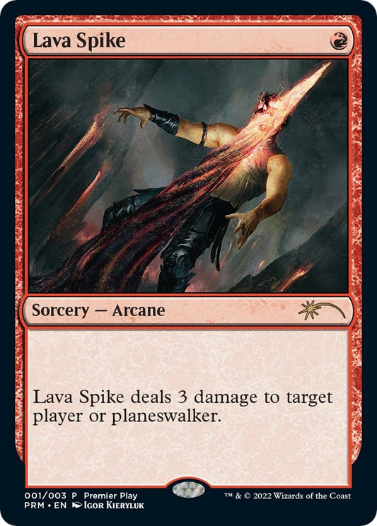 Image for Lava Spike (1) (Pro Tour Promos) - Magic: The Gathering