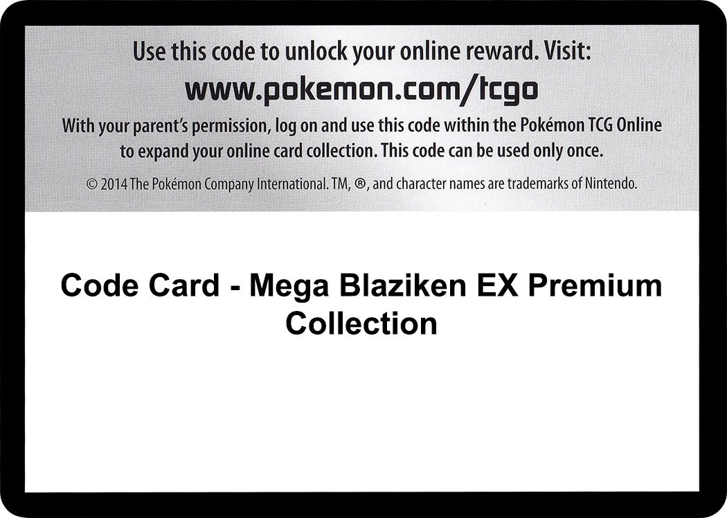 Image for Code Card - Mega Blaziken EX Premium CollectionMega Aerodactyl EX Premium Collection (XY - BREAKthrough) - Pokemon