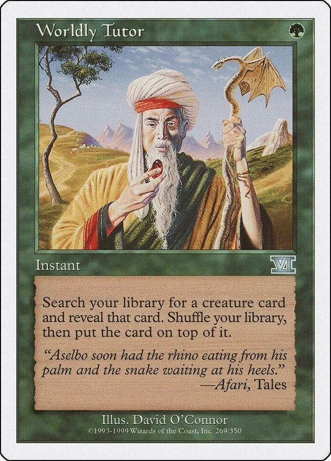 Image for Worldly Tutor (269) (Classic Sixth Edition) - Magic: The Gathering