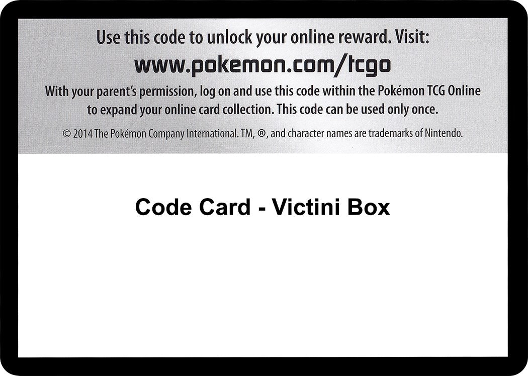 Image for Code Card - Victini Box (Black and White) - Pokemon