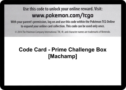 Image for Code Card - Prime Challenge Box [Machamp] (Noble Victories) - Pokemon