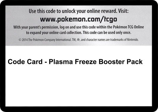 Image for Code Card - Plasma Freeze Booster Pack (Plasma Freeze) - Pokemon
