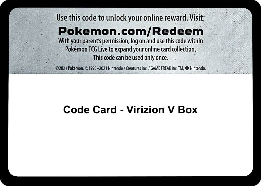 Image for Code Card - Virizion V Box (Miscellaneous Cards & Products) - Pokemon
