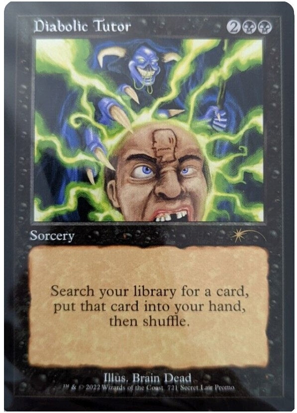 Image for Diabolic Tutor (721) (721) (Secret Lair Drop Series) - Magic: The Gathering