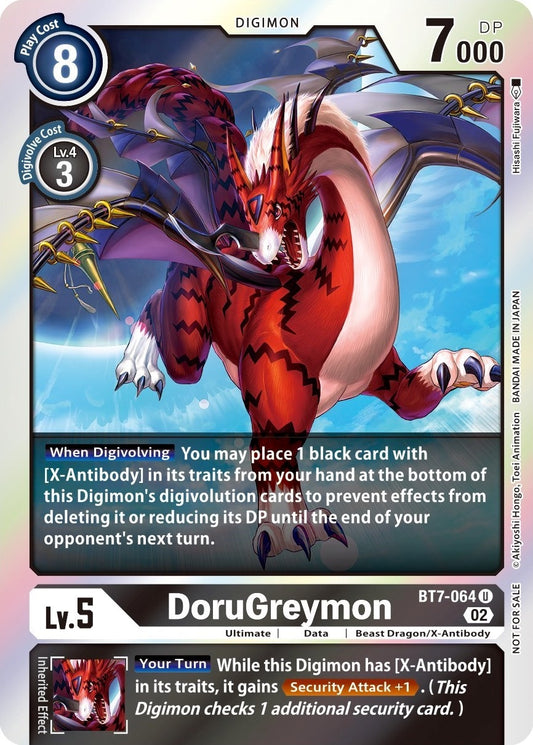 Image for DoruGreymon (Official Tournament Pack Vol. 6) (BT7-064 U) (Next Adventure) - Digimon Card Game