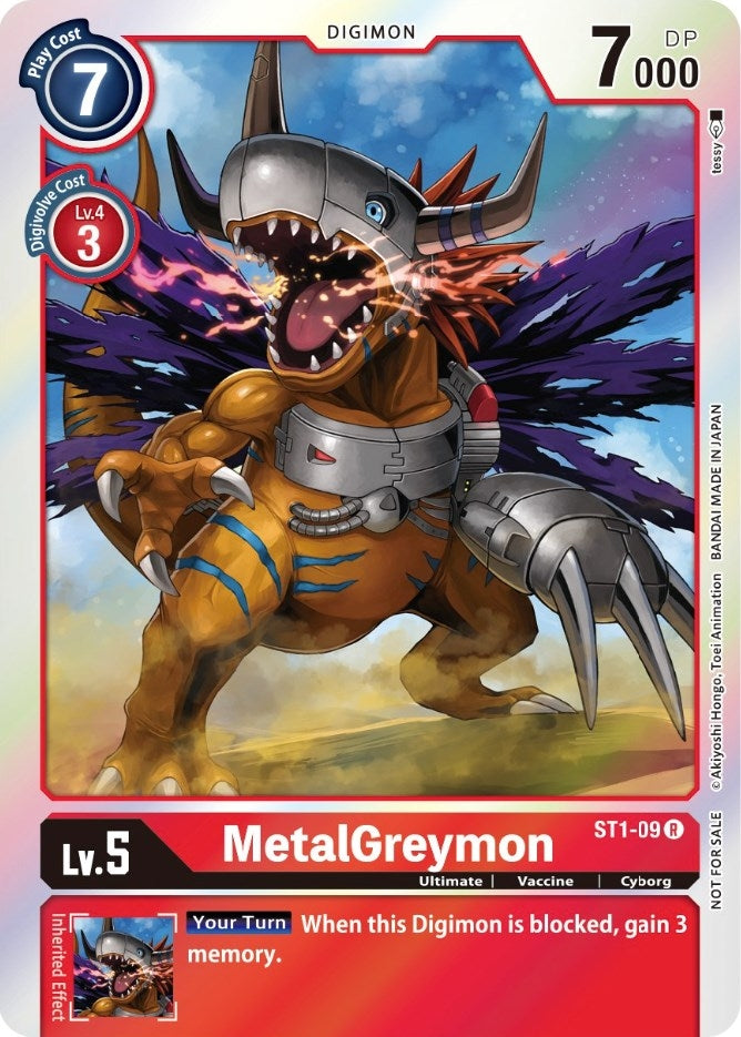 Image for MetalGreymon (Official Tournament Pack Vol. 6) (ST1-09 R) (Starter Deck 01: Gaia Red) - Digimon Card Game