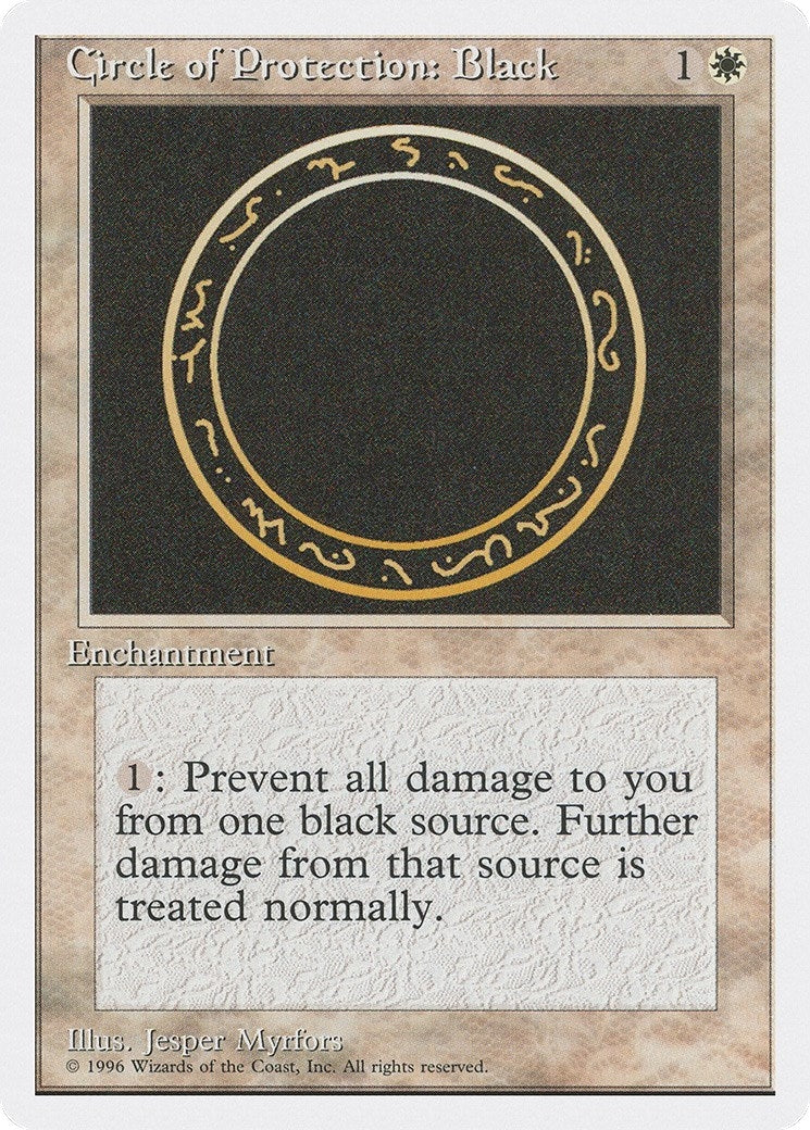 Image for Circle of Protection: Black (Introductory Two-Player Set) - Magic: The Gathering