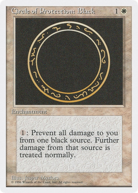 Image for Circle of Protection: Black (Introductory Two-Player Set) - Magic: The Gathering