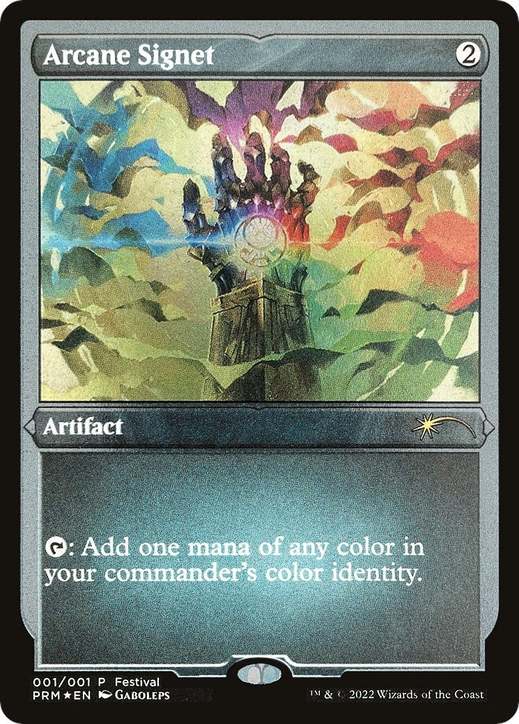 Image for Arcane Signet (Foil Etched) (1) (MagicFest Cards) - Magic: The Gathering