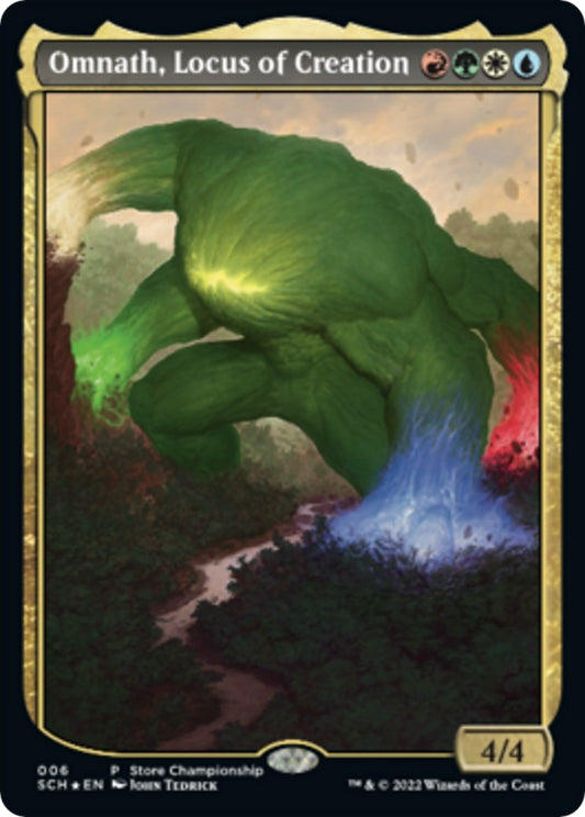 Image for Omnath, Locus of Creation (6) (Game Day & Store Championship Promos) - Magic: The Gathering