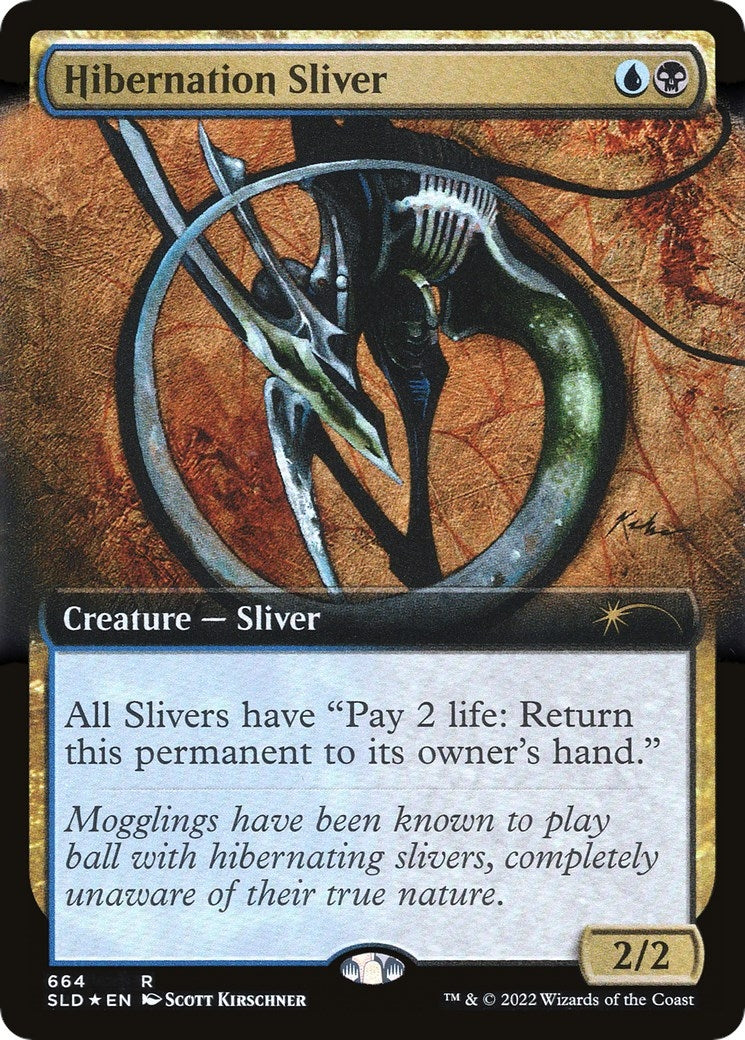 Image for Hibernation Sliver (Extended Art) (664) (Secret Lair Drop Series) - Magic: The Gathering