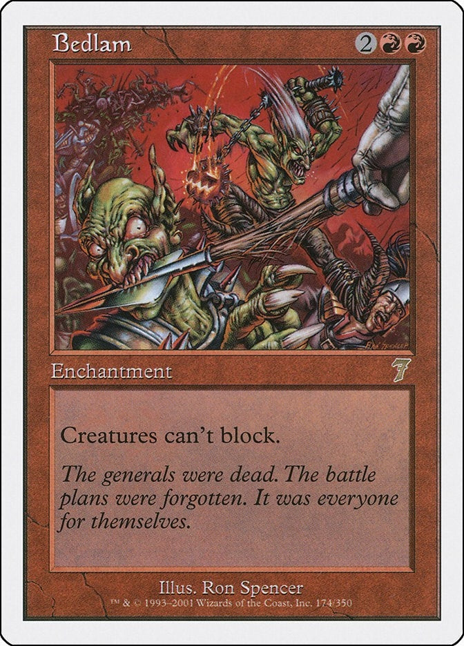 Image for Bedlam (174) (7th Edition) - Magic: The Gathering