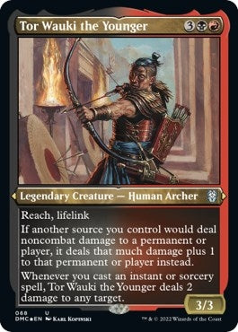 Image for Tor Wauki the Younger (Foil Etched) (68) (Commander: Dominaria United) - Magic: The Gathering