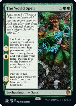 Image for The World Spell (189) (Dominaria United) - Magic: The Gathering