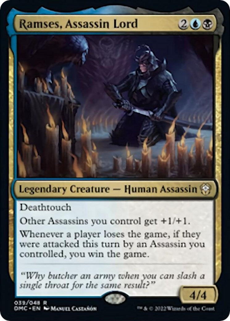 Image for Ramses, Assassin Lord (39) (Commander: Dominaria United) - Magic: The Gathering
