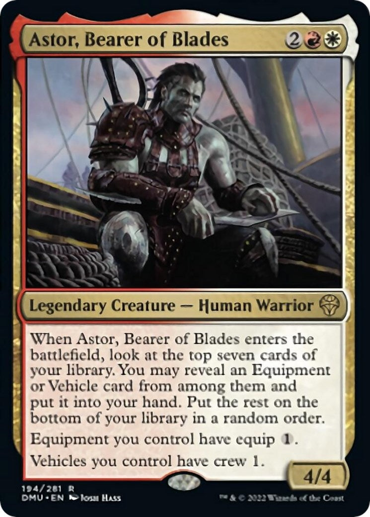 Image for Astor, Bearer of Blades (194) (Dominaria United) - Magic: The Gathering