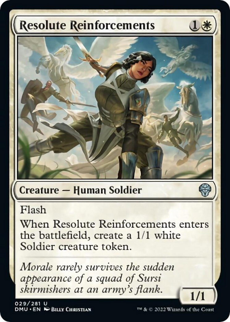 Image for Resolute Reinforcements (29) (Dominaria United) - Magic: The Gathering