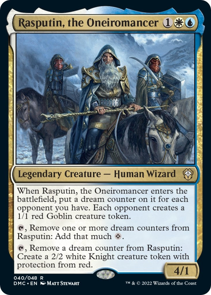 Image for Rasputin, the Oneiromancer (40) (Commander: Dominaria United) - Magic: The Gathering